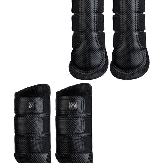 Maximilian Equestrian 4-Pack Drift Brushing Boots by Maximilian Equestrian at  Try A Bit