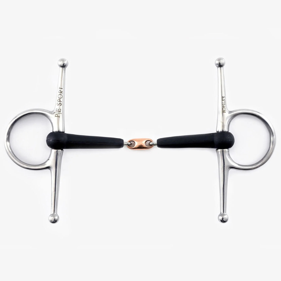 Premier Equine Rubber Full Cheek Snaffle with Lozenge by Premier Equine at  Try a Bit