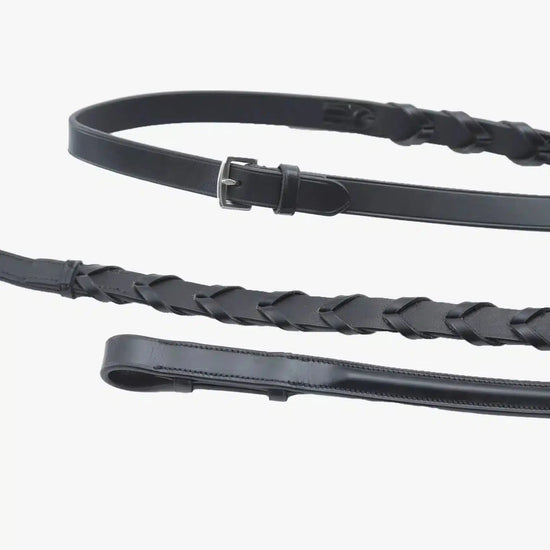 Premier Equine Pietro Laced Reins by Premier Equine at  Try a Bit