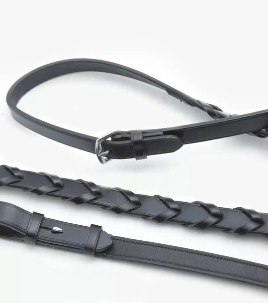 Premier Equine Pietro Laced Reins by Premier Equine at  Try a Bit