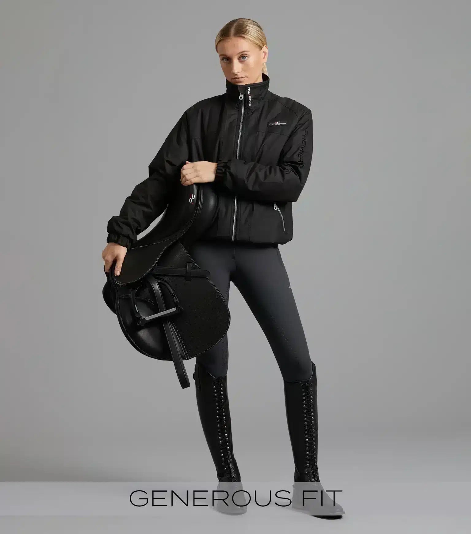 Premier Equine Pro Rider Unisex Waterproof Riding Jacket by Premier Equine at  Try a Bit