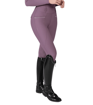 Maximilian Equestrian Pro Riding Leggings Plum by Maximilian Equestrian at  Try a Bit