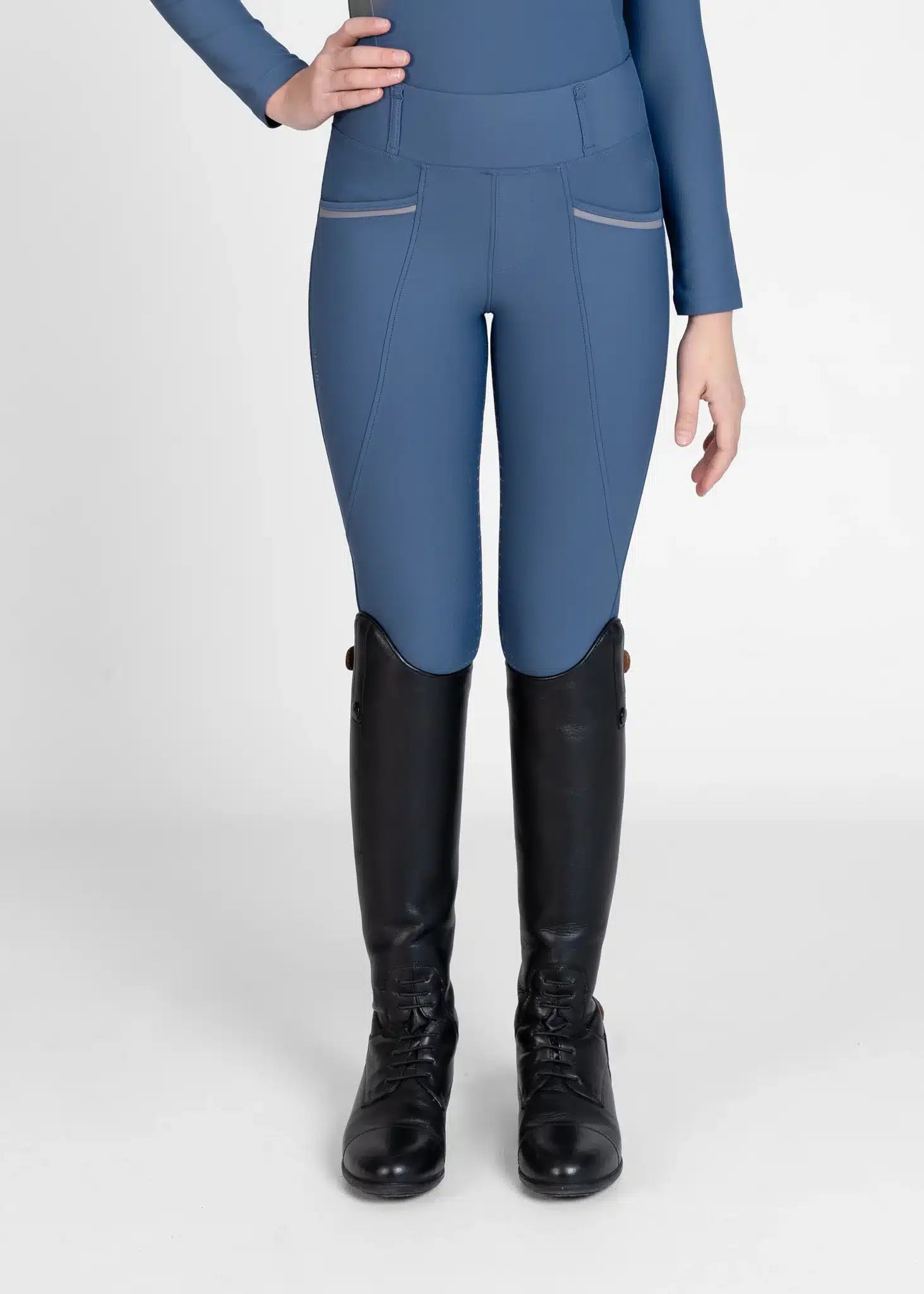Maximilian Equestrian YR Pro Riding Leggings (Sailor) by Maximilian Equestrian at  Try a Bit