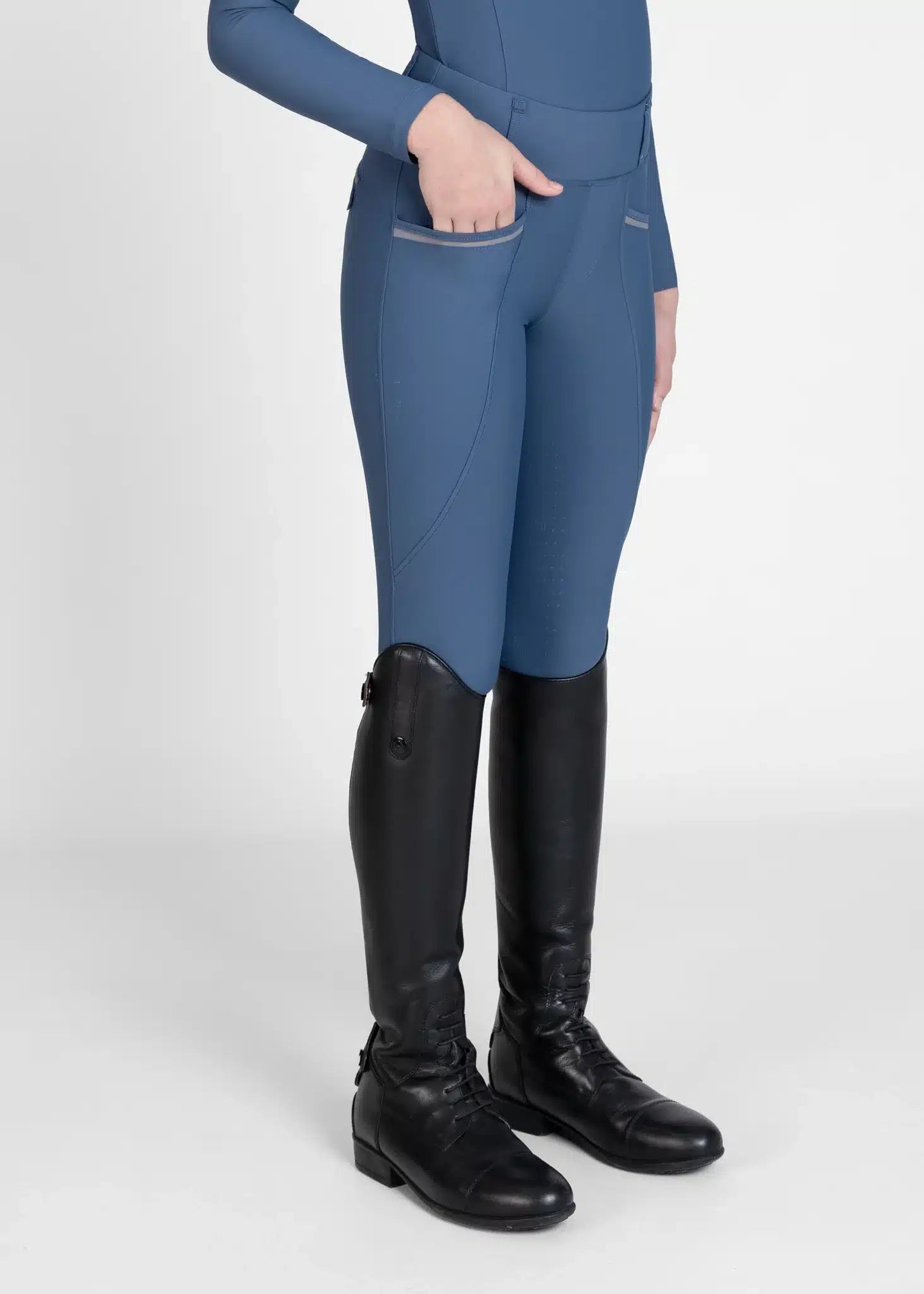 Maximilian Equestrian YR Pro Riding Leggings (Sailor) by Maximilian Equestrian at  Try a Bit