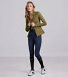 Prospero Slimline Jacket Olive by Premier Equine Int. Ltd. at  Try A Bit