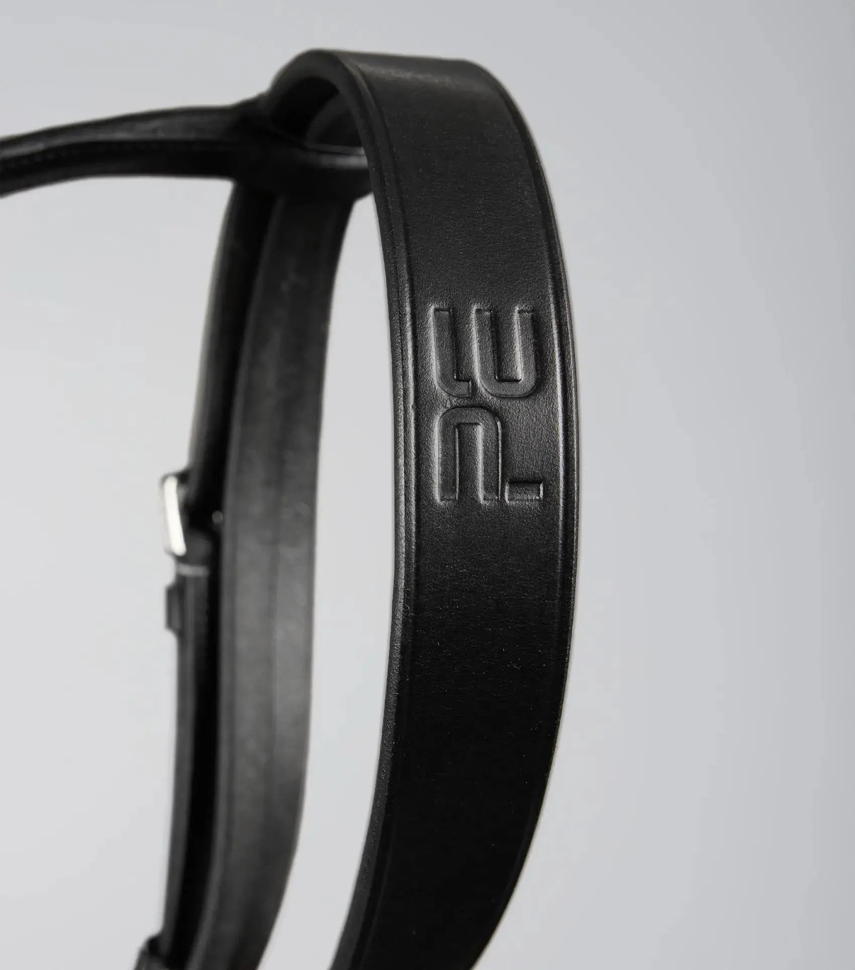 Raised Jumping Bridle with Flash Noseband Dark Havana by Premier Equine Int. Ltd. at  Try A Bit