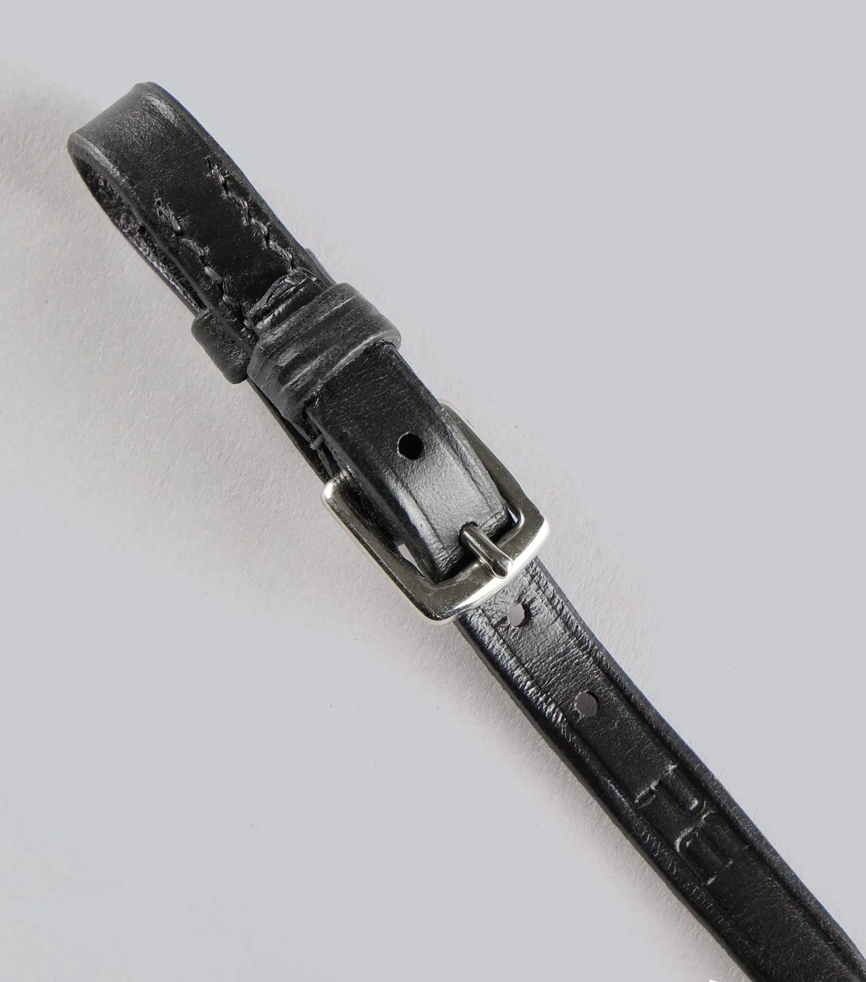 Round Lip Strap Black by Premier Equine Int. Ltd. at  Try A Bit