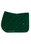 Velvet Jumping Saddle Pad (Jade) by Maximilian Equestrian at  Try A Bit