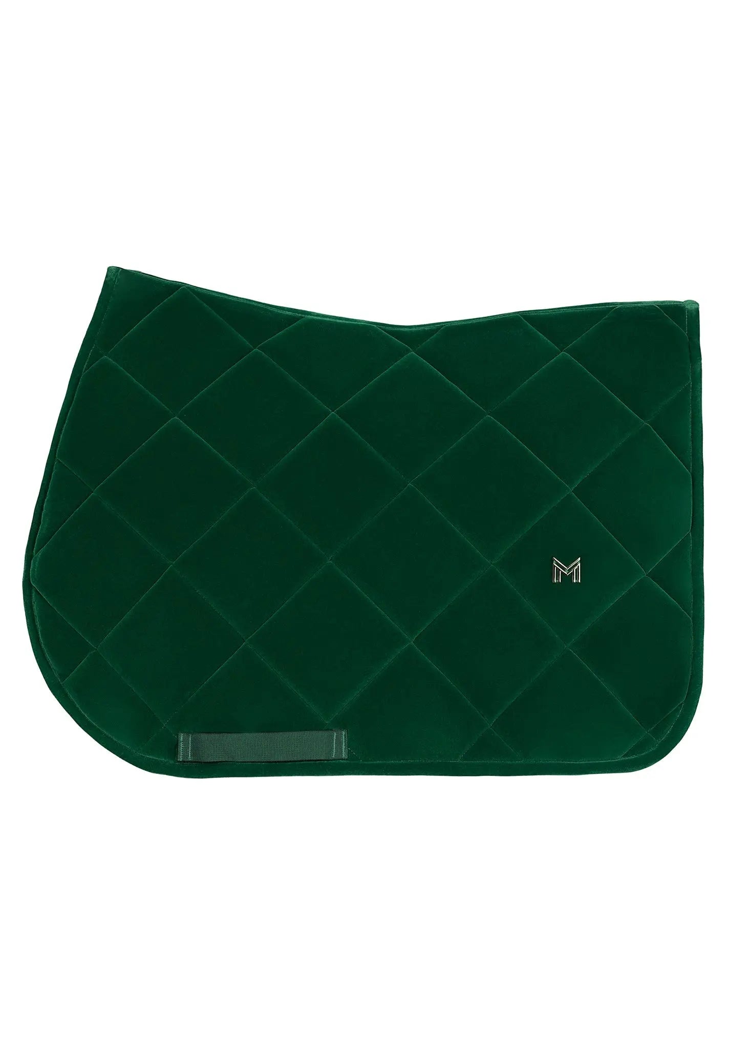 Velvet Jumping Saddle Pad (Jade) by Maximilian Equestrian at  Try A Bit