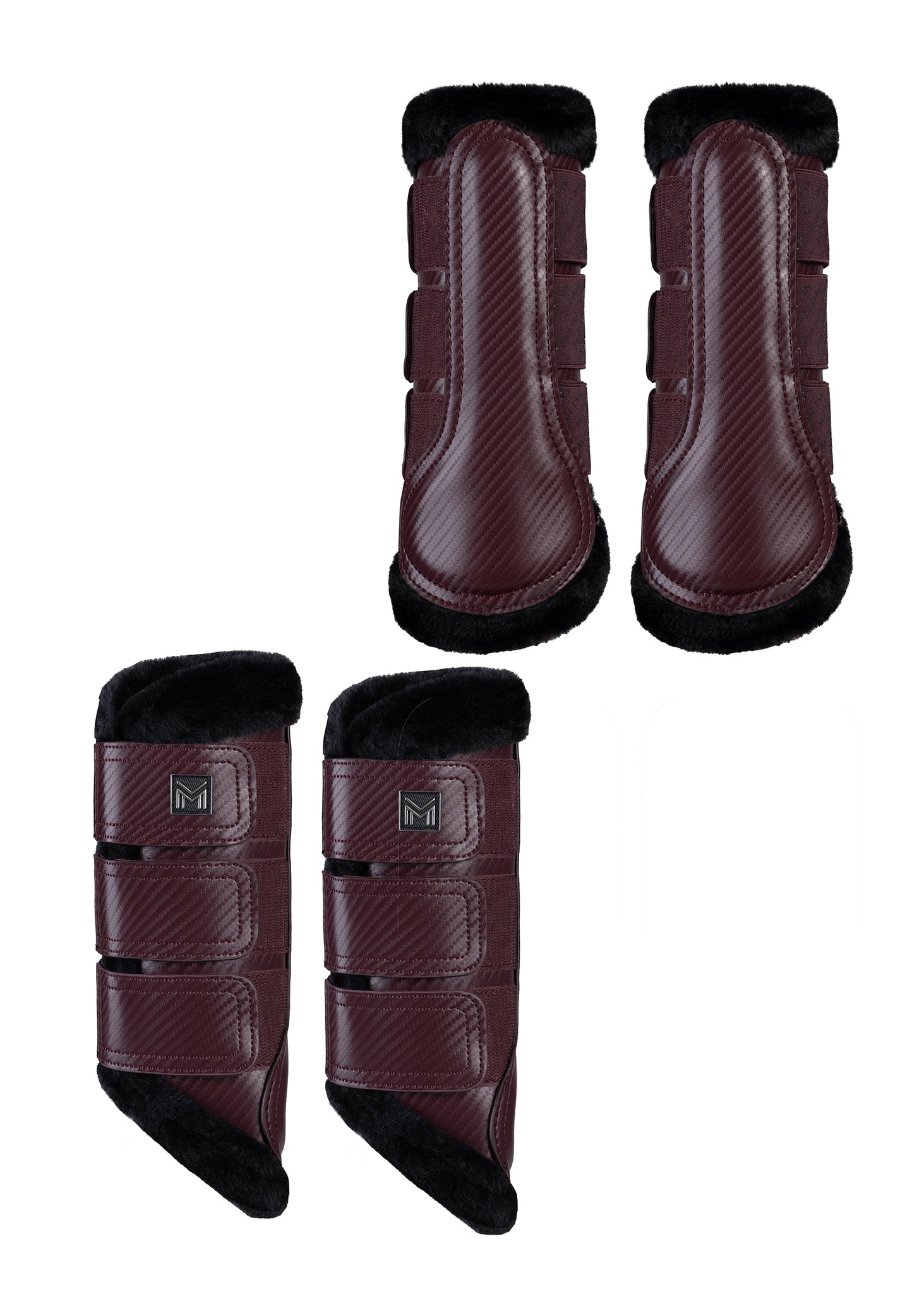 Maximilian Equestrian 4-Pack Drift Brushing Boots by Maximilian Equestrian at  Try A Bit