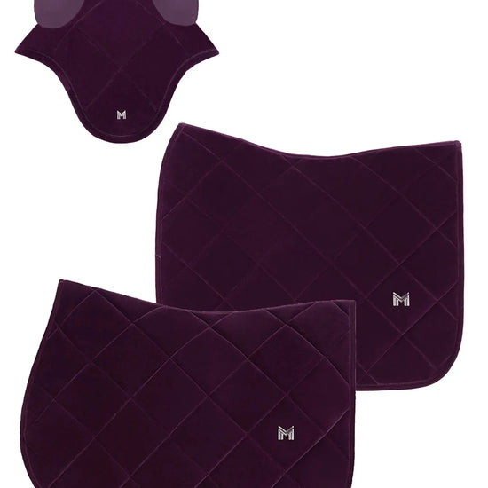 Velvet Jumping Saddle Pad (Amethyst) by Maximilian Equestrian at  Try A Bit