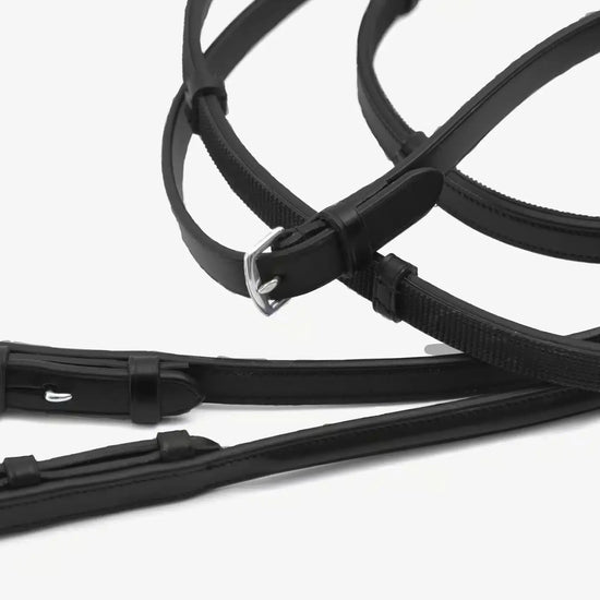 Premier Equine Salvatore Rubber & Leather Grip Reins by Premier Equine at  Try a Bit