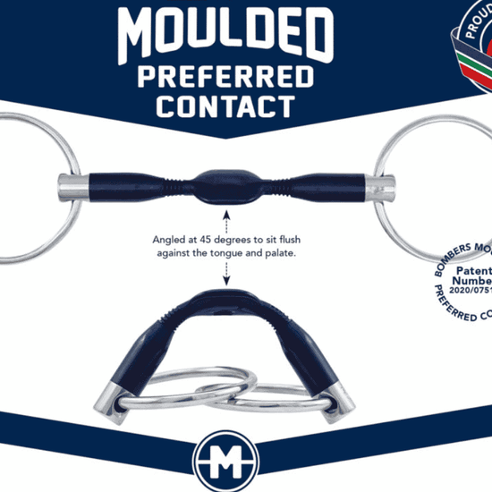 Bomber Preferred Contact- Hanging Cheek (Trial Bit) by Bombers Bits at  Try a Bit