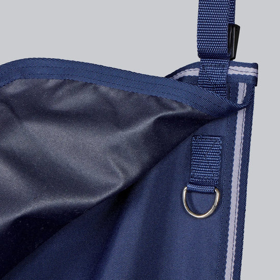 PE Team Stable Drape Navy by Premier Equine Int. Ltd. at  Try A Bit
