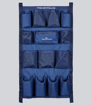 PE Team Wall Organiser Long Navy by Premier Equine Int. Ltd. at  Try A Bit