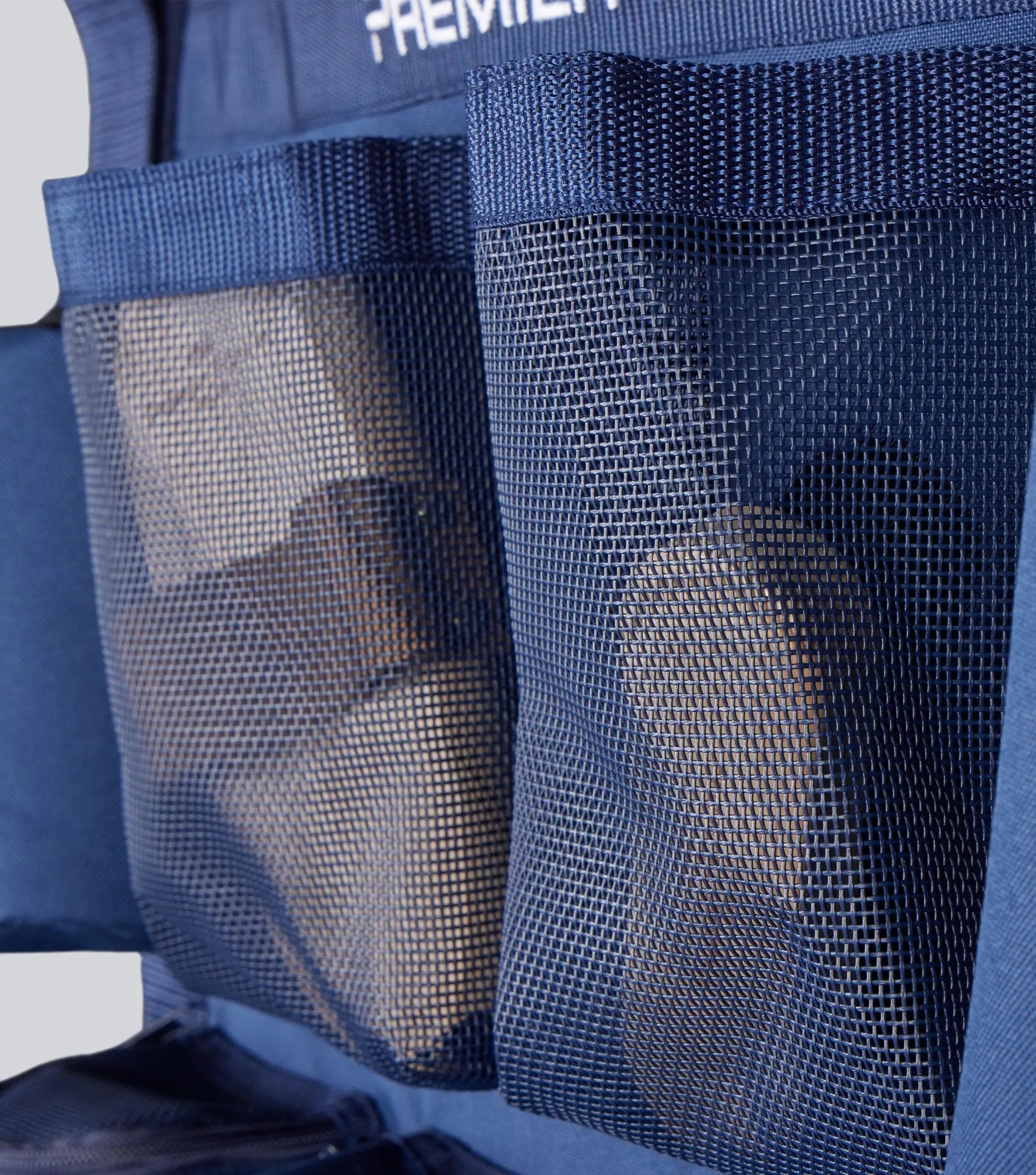 PE Team Wall Organiser Long Navy by Premier Equine Int. Ltd. at  Try A Bit