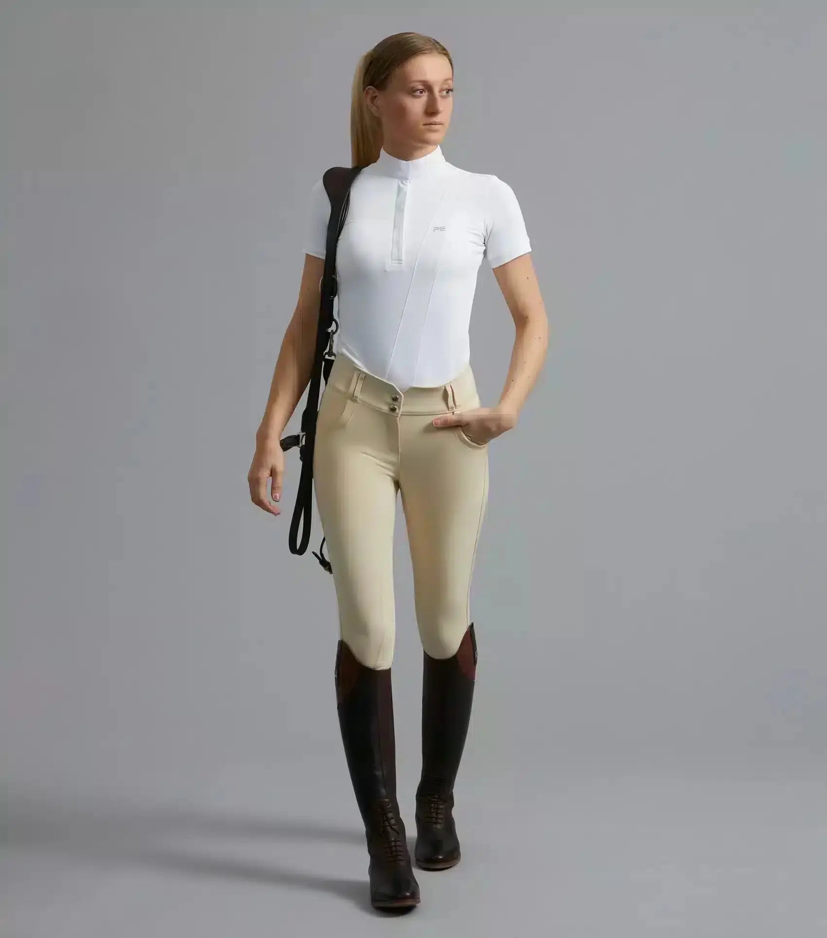 Premier Equine Sophia Ladies Full Seat High Waist Competition Riding Breeches by Premier Equine at  Try a Bit