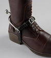 Spur Straps 4/8" European Leather Black