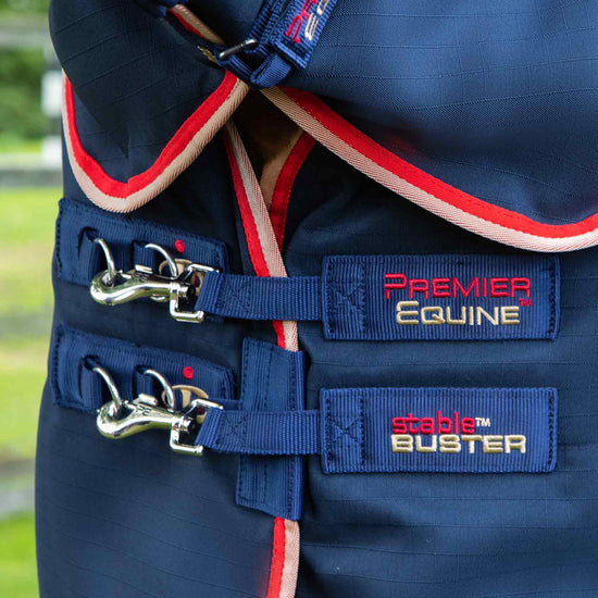 Premier Equine Stable Buster 100g Stable Rug with Neck Cover by Premier Equine at  Try a Bit