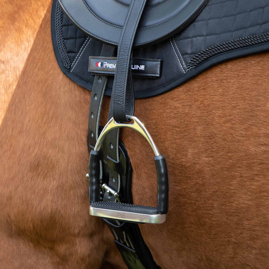 Premier Equine Stainless Steel Flexi Stirrups by Premier Equine at  Try a Bit