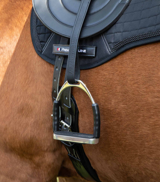 Premier Equine Stainless Steel Flexi Stirrups by Premier Equine at  Try a Bit