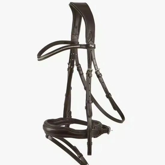 Premier Equine Stellazio Anatomic Snaffle Bridle with Flash by Premier Equine at  Try a Bit