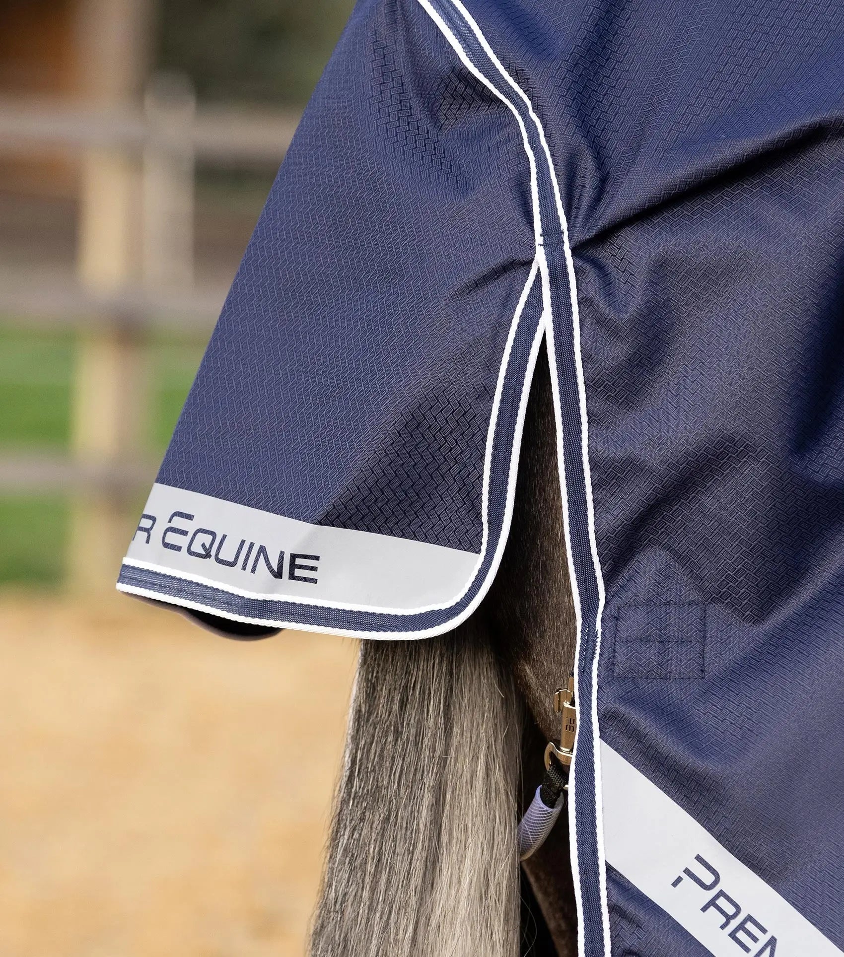 Stratus 600D Series 0g Original Turnout Rug Navy by Premier Equine Int. Ltd. at  Try A Bit