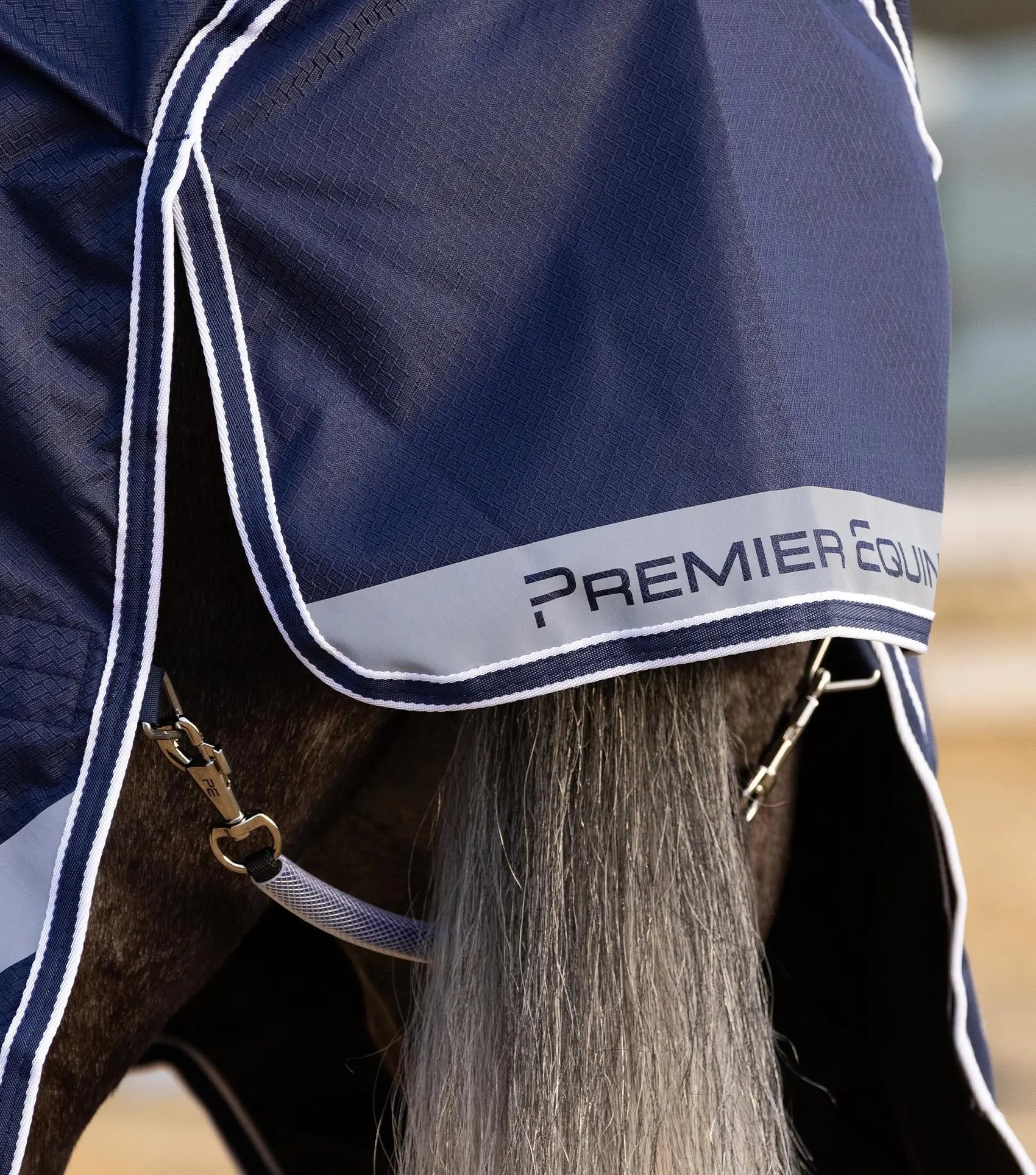 Stratus 600D Series 0g Original Turnout Rug Navy by Premier Equine Int. Ltd. at  Try A Bit