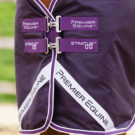 Stratus 600D Series 0g Original Turnout Rug Purple by Premier Equine Int. Ltd. at  Try A Bit
