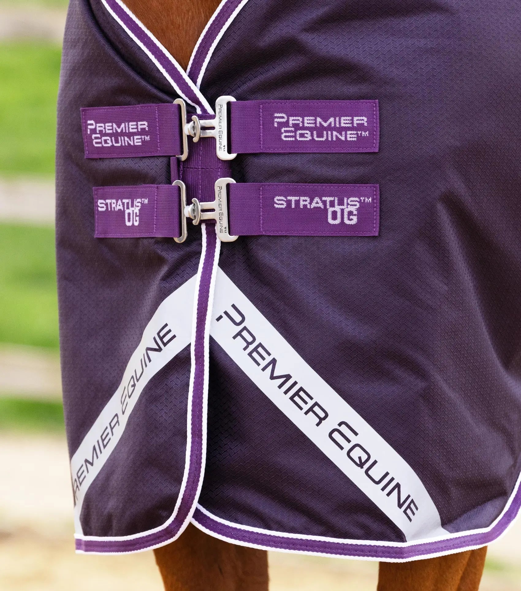 Stratus 600D Series 0g Original Turnout Rug Purple by Premier Equine Int. Ltd. at  Try A Bit