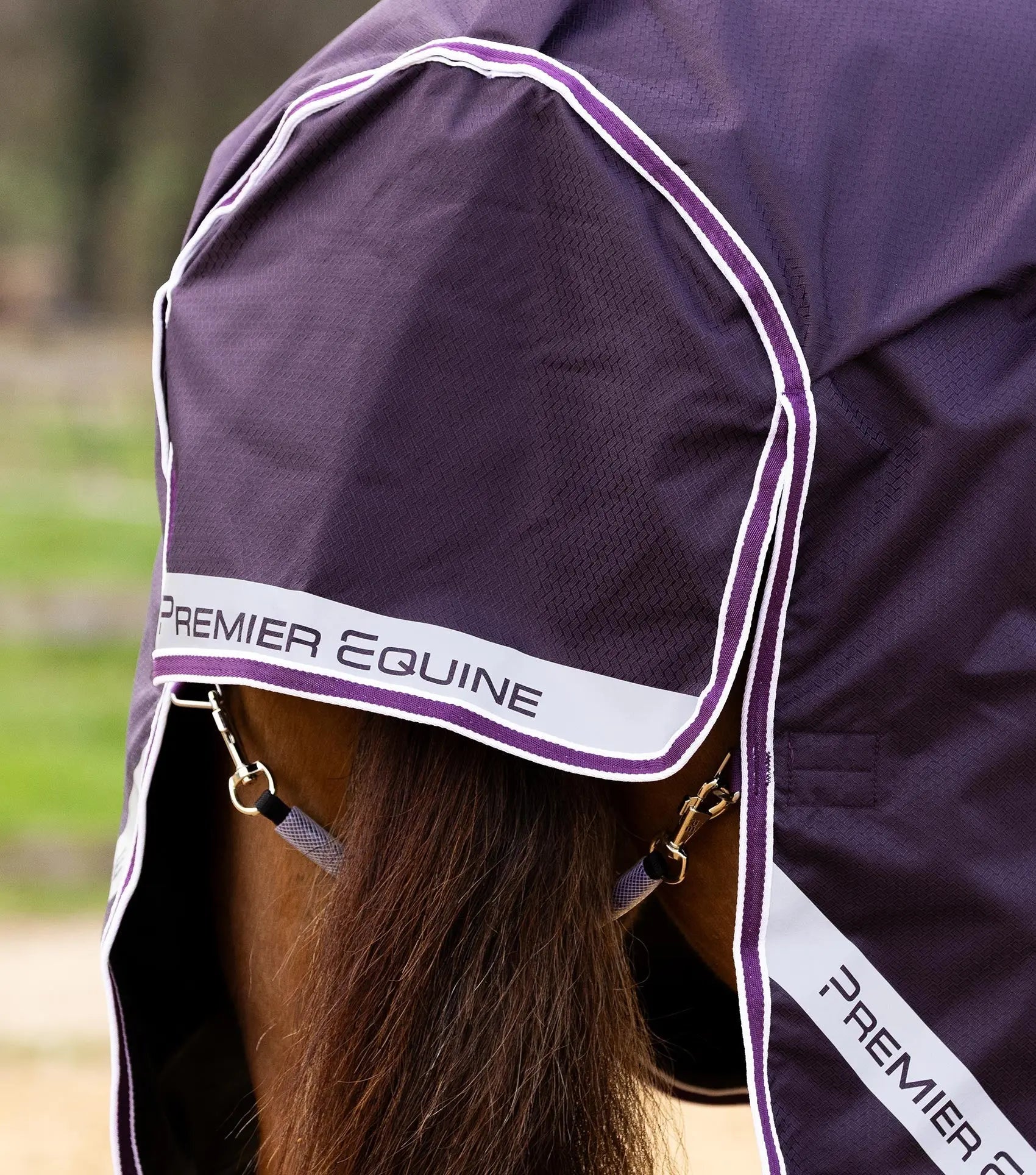 Stratus 600D Series 0g Original Turnout Rug Purple by Premier Equine Int. Ltd. at  Try A Bit