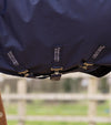 Stratus 600D Series 0g Turnout Rug with Classic Neck Cover Navy by Premier Equine Int. Ltd. at  Try A Bit