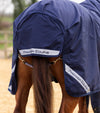Stratus 600D Series 0g Turnout Rug with Classic Neck Cover Navy by Premier Equine Int. Ltd. at  Try A Bit