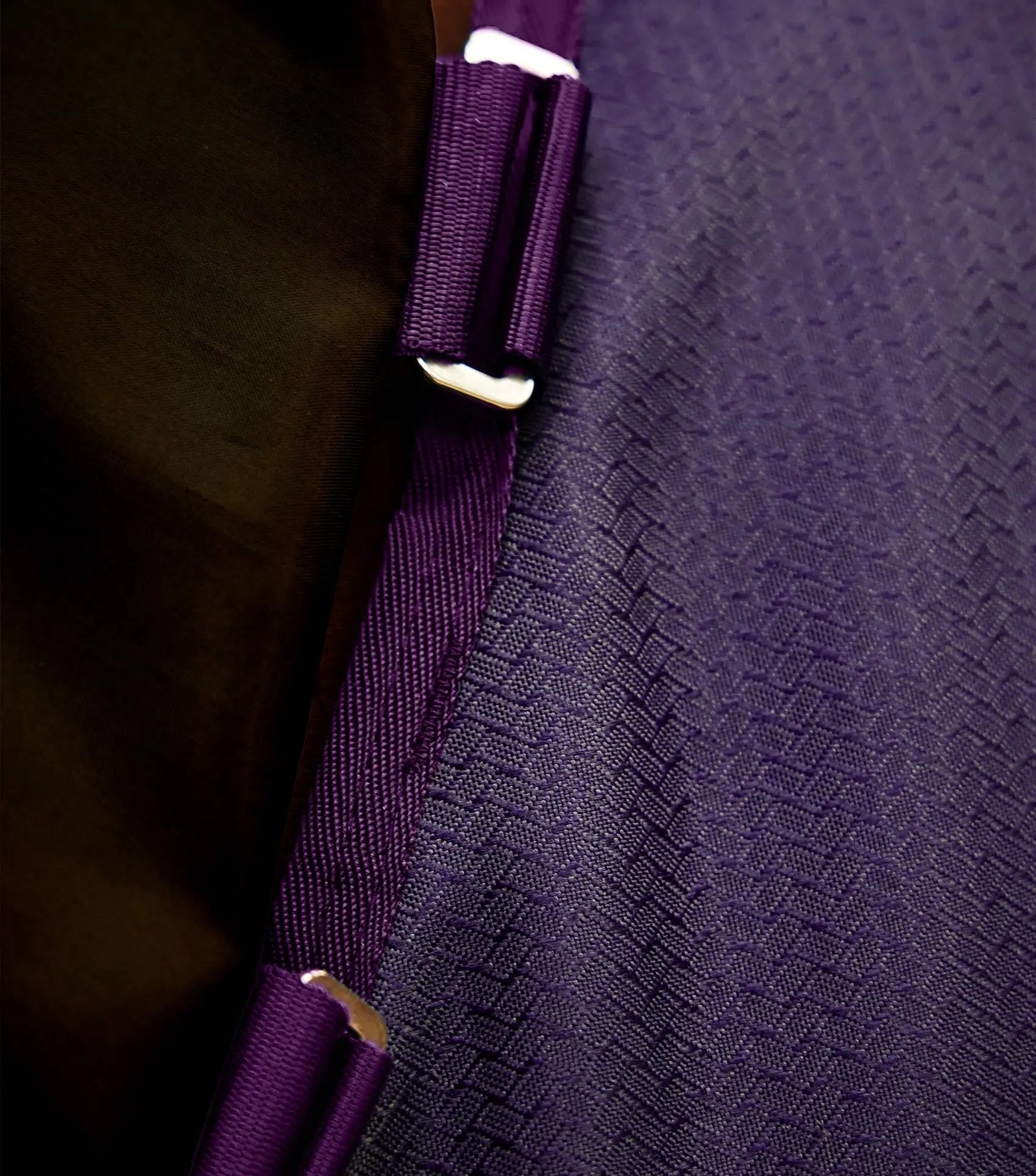 Stratus 600D Series 0g Turnout Rug with Classic Neck Cover Purple by Premier Equine Int. Ltd. at  Try A Bit
