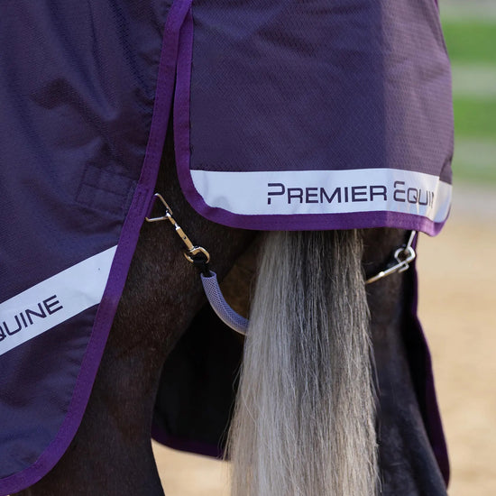 Stratus 600D Series 0g Turnout Rug with Classic Neck Cover Purple by Premier Equine Int. Ltd. at  Try A Bit