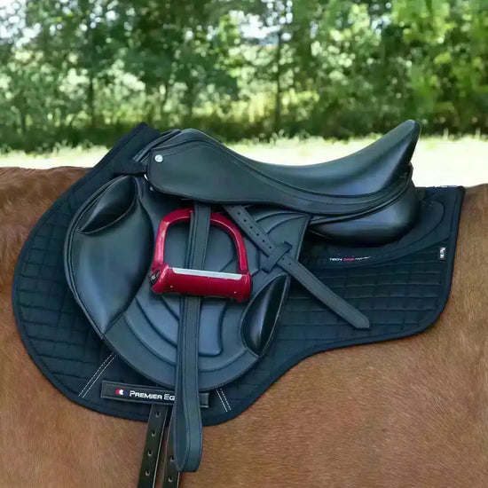 Premier Equine Close Contact Tech Grip Pro Anti-Slip Saddle Pad - GP/Jump Square by Premier Equine at  Try a Bit