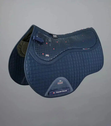 Premier Equine Close Contact Tech Grip Pro Anti-Slip Saddle Pad - GP/Jump Square by Premier Equine at  Try a Bit