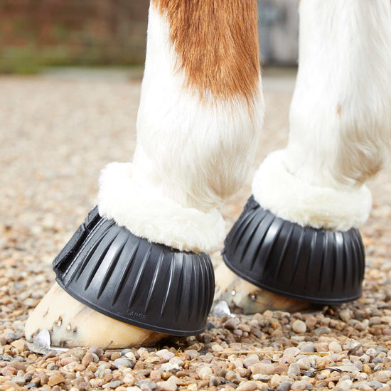 Premier Equine Techno Wool Rubber Bell Over Reach Boots by Premier Equine at  Try a Bit