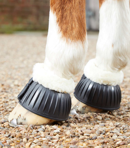 Premier Equine Techno Wool Rubber Bell Over Reach Boots by Premier Equine at  Try a Bit