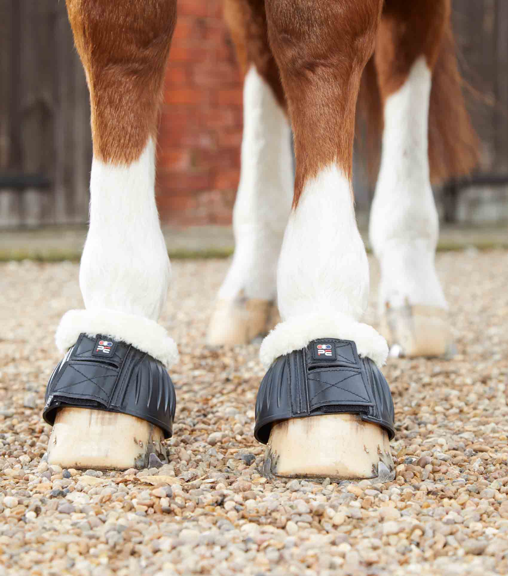 Premier Equine Techno Wool Rubber Bell Over Reach Boots by Premier Equine at  Try a Bit
