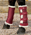 Techno Wool Travel Boots Burgundy by Premier Equine Int. Ltd. at  Try A Bit