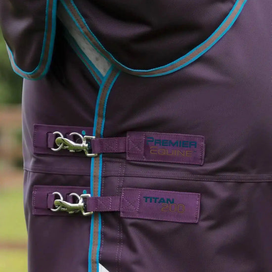 Premier Equine Titan 200g Turnout Rug with Snug-Fit Neck Cover by Premier Equine at  Try a Bit
