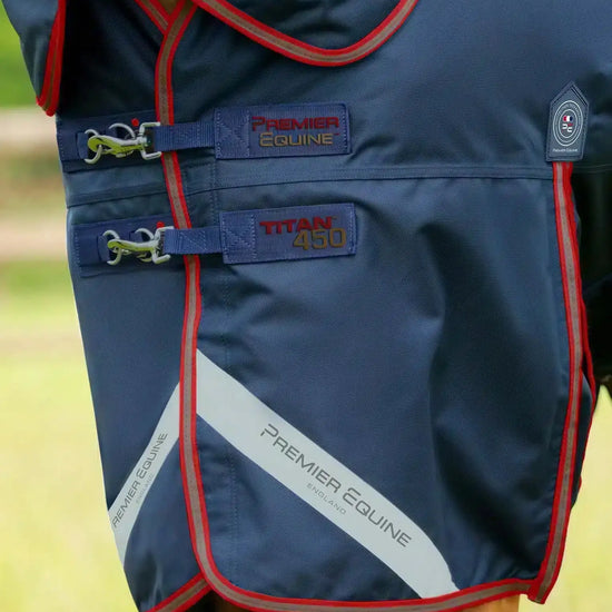 Premier Equine Titan 450g Turnout Rug with Snug-Fit Neck Cover by Premier Equine at  Try a Bit