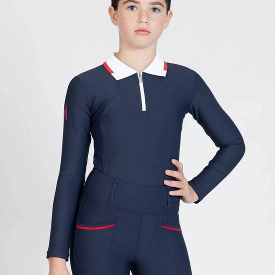 Maximilian Equestrian YR Concept Long Sleeve Polo Shirt by Maximilian Equestrian at  Try A Bit