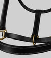 PTraditional Leather Headcollar Black by Premier Equine Int. Ltd. at  Try A Bit