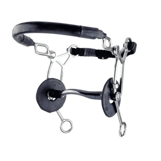 Trust Sweet Iron Medium Port- Hackamore Combi (Trial Bit) by Trust Equestrian at  Try a Bit