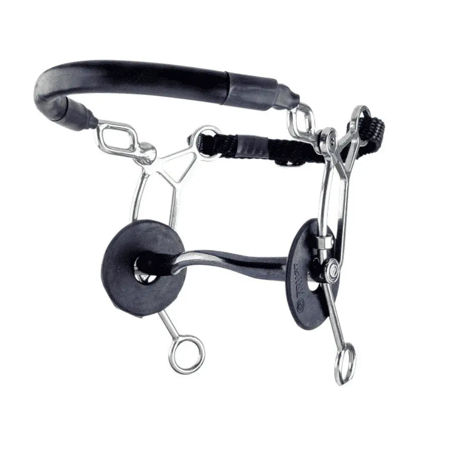 Trust Sweet Iron Medium Port- Hackamore Combi (Trial Bit) by Trust Equestrian at  Try a Bit