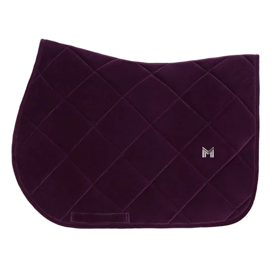 Velvet Jumping Saddle Pad (Amethyst) by Maximilian Equestrian at  Try A Bit