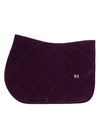 Velvet Jumping Saddle Pad (Amethyst) by Maximilian Equestrian at  Try A Bit