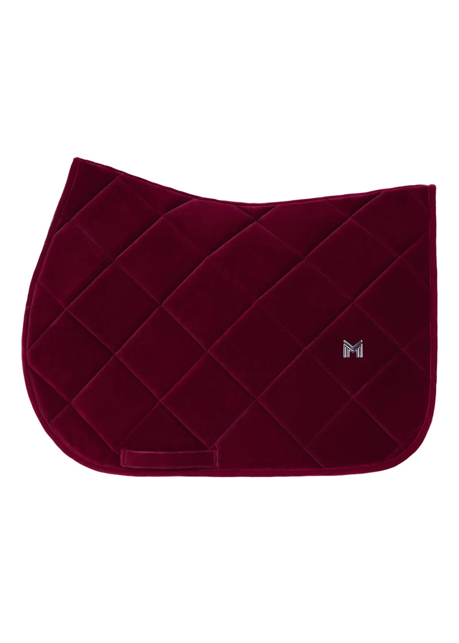 Velvet Jumping Saddle Pad (Ruby) by Maximilian Equestrian at  Try A Bit